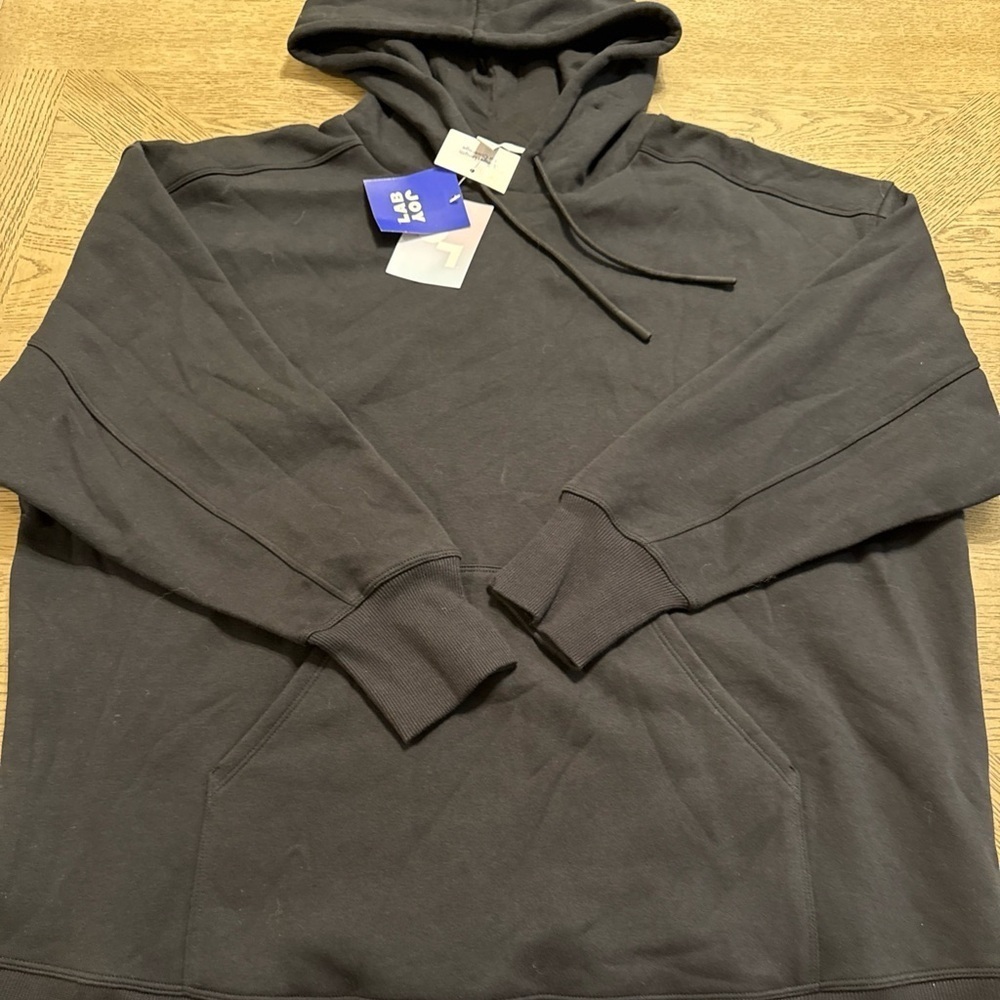 Joy Lab Hoodie Sweatshirt Top Pullover Size Large Color Black XL